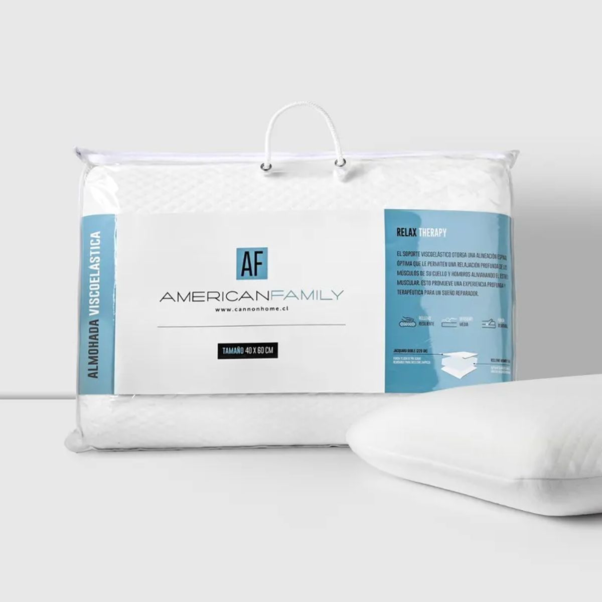 CANNON - Almohada Viscoelastica Memory Cannon 40x60cm