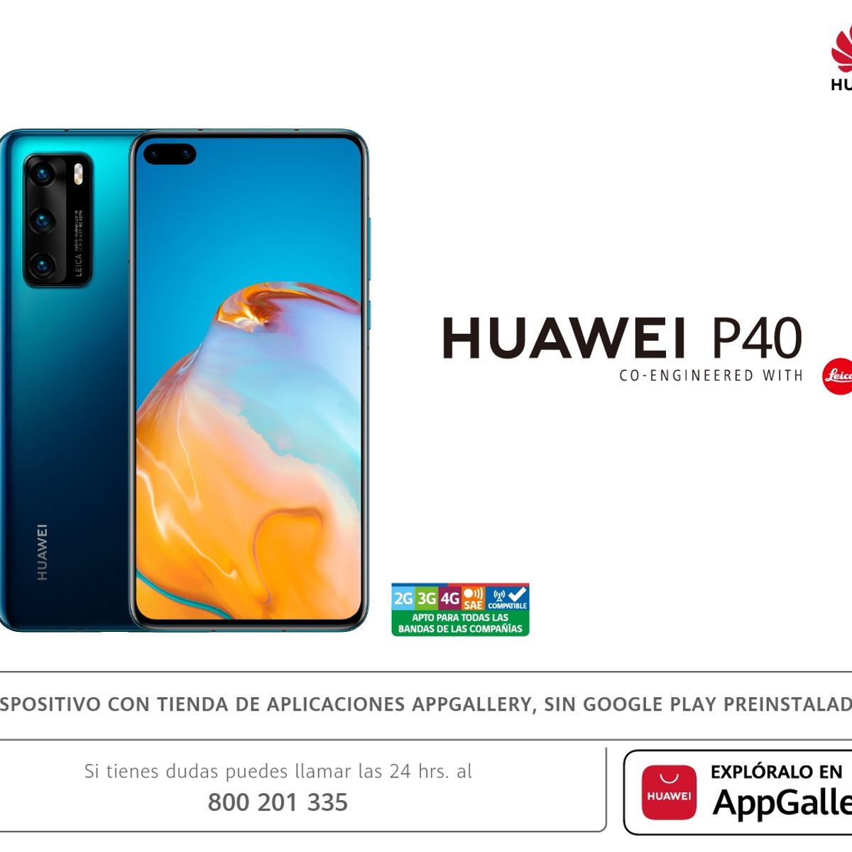 HUAWEI - Celular Smartphone Huawei P40 128 GB