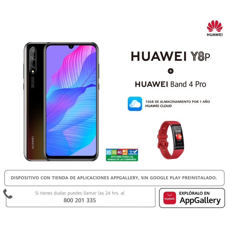 HUAWEI - Celular Smartphone Huawei Y8P 128 GB