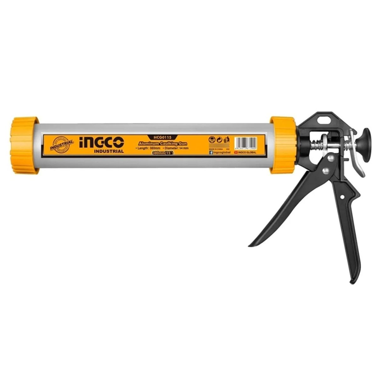 INGCO - Pistola Calafatera Para Pate Silicona 15 PuLG