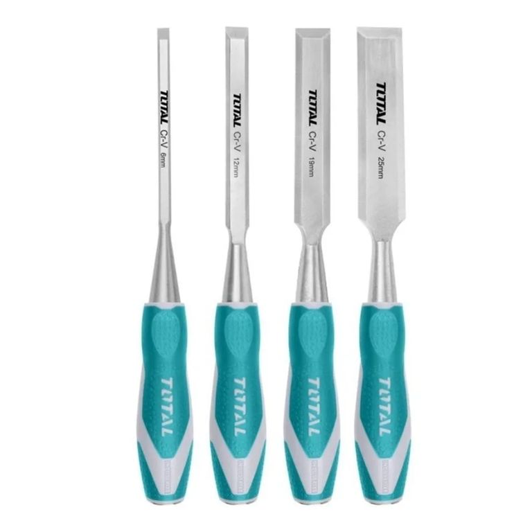 Kit Set Juego De Cinceles Para Madera 4 Pcs