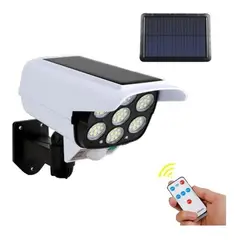 GENERICO - Foco Solar Falsa Camara Seguridad Sensor Control