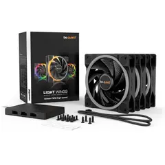 BE QUIET - Ventilador para Gabinete Light Wings 120mm PWM Triple Pack