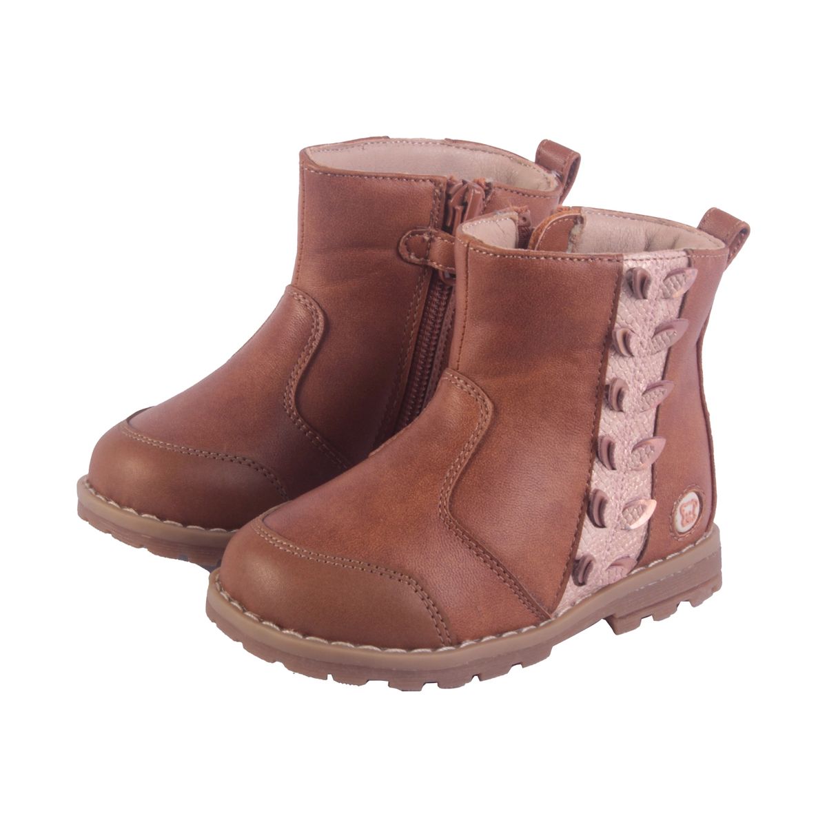 PILLIN - Botín Bebé Niña Café Pillin PILLIN