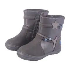 PILLIN - Bota Bebé Niña Gris oscuro