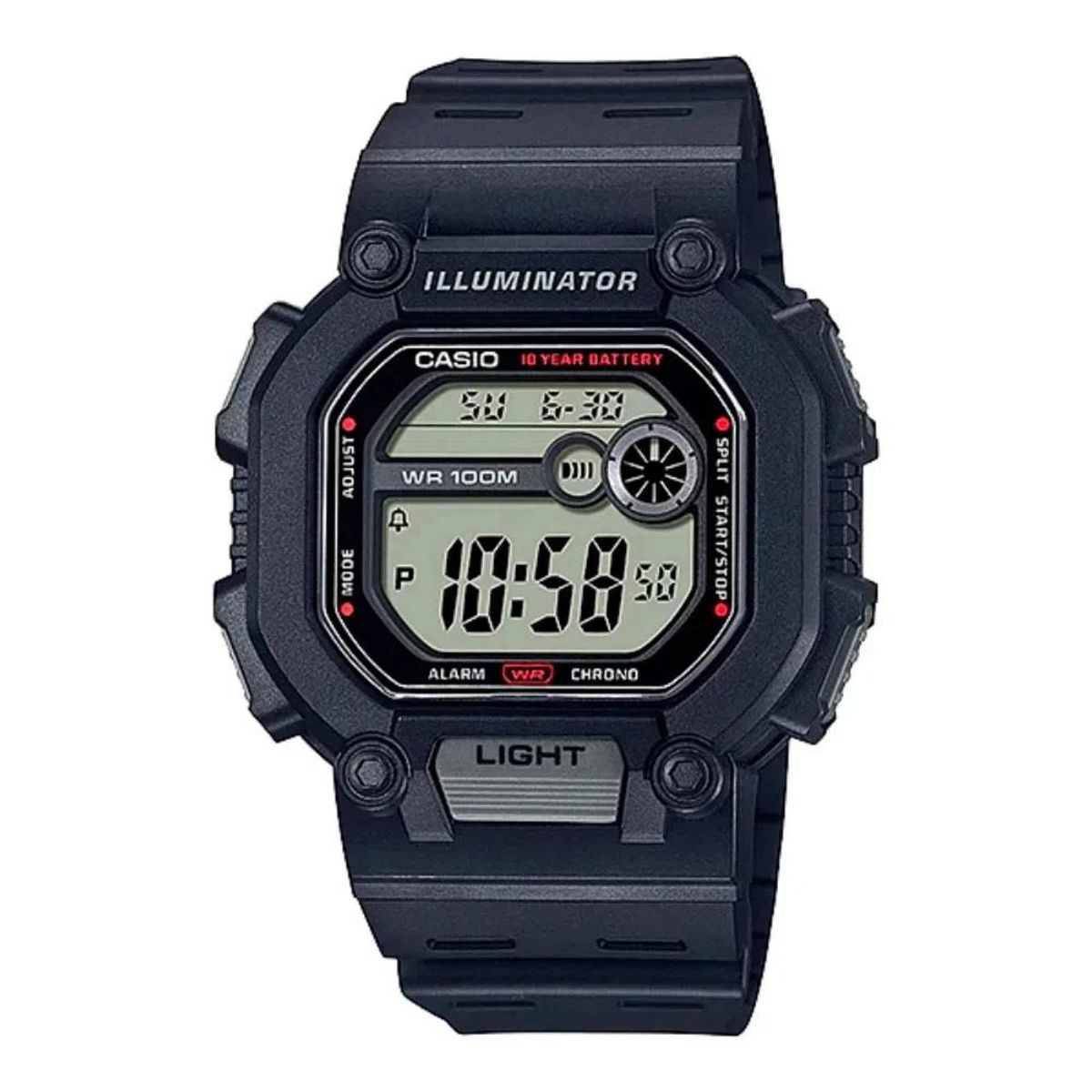 CASIO - RELOJ CASIO HOMBRE W-737H-1AVDF - Negro
