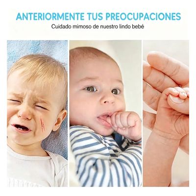 Imagen 2 del producto Corta Uñas Bebés Lima Eléctrica Para Bebés a Batería Celeste FIGOIMPORT