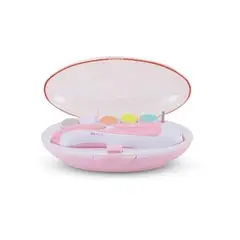 GENERICO - Corta Uñas Bebés Lima Eléctrica Para Bebés a Batería Rosado