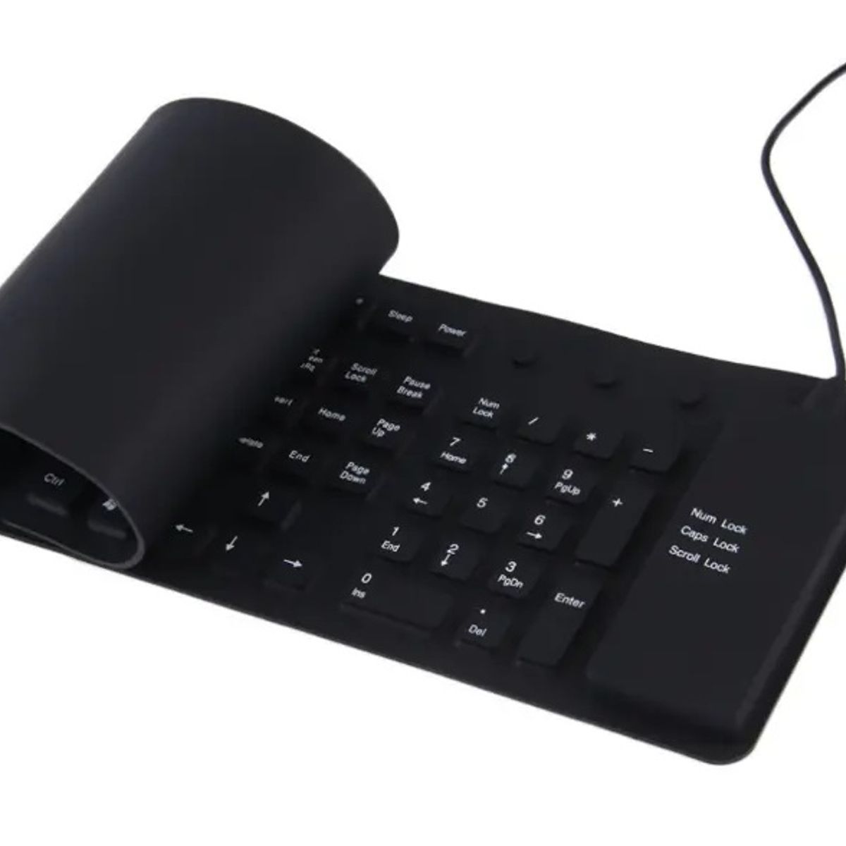 GENERICO - Teclado De Silicona Flexible, 109 Teclas, Resistente Al Agua