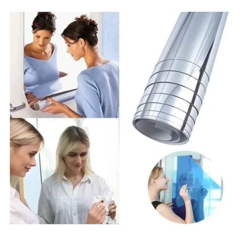 GENERICO - Lamina De Espejo Flexibles Autoadhesivas Plástico 60x100cm / 223271