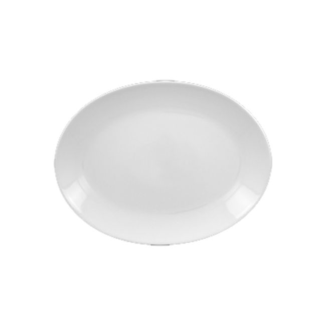 RAK PORCELAIN - SET DE 12 PLATO OVALADO PORCELANA BLANCO 26CM ORION RAK RAK PORCELAIN