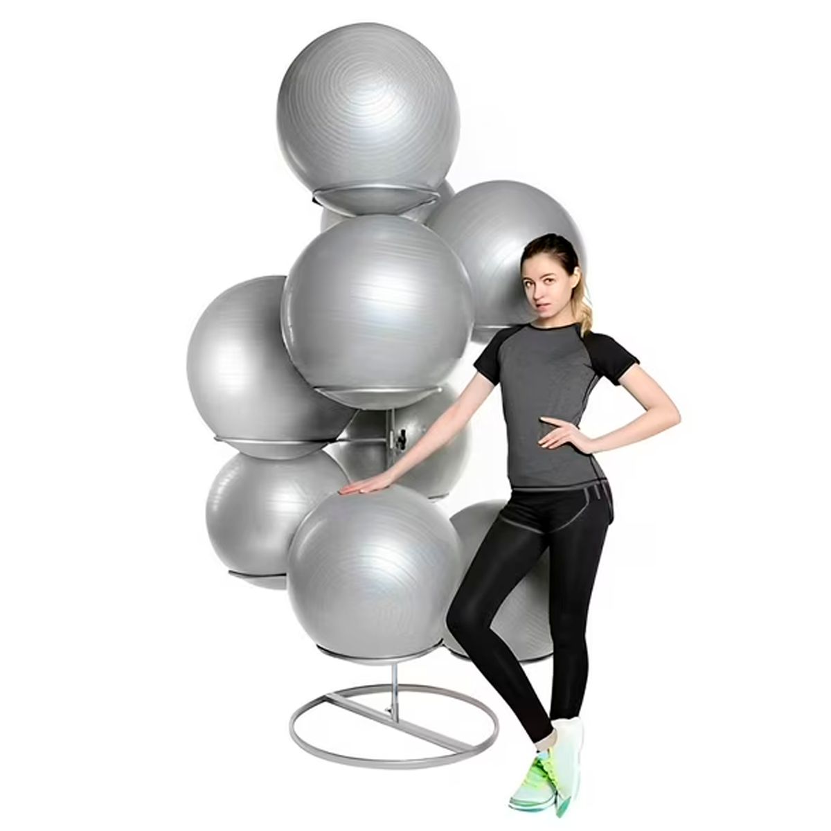 SDFIT - Rack para balones de pilates Fitball