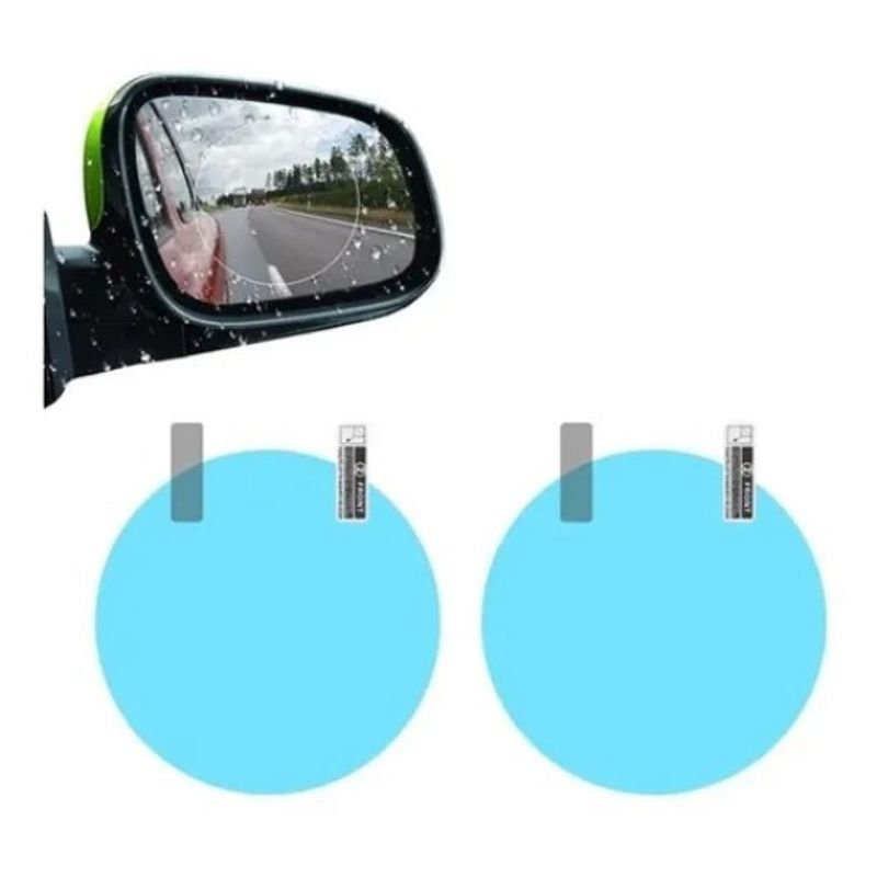 GENERICO - Kit Par Lamina Espejo Retrovisor  Impermeable 223460