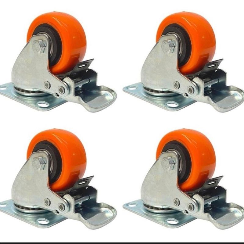 GENERICO - RUEDAS GIRTORIAS 1,5 PULGADAS PARA CARROS, CARRITOS MUEBLES,VITRINAS