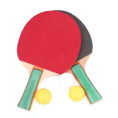 AK SPORT - Paletas De Ping Pong Tres Pelotas