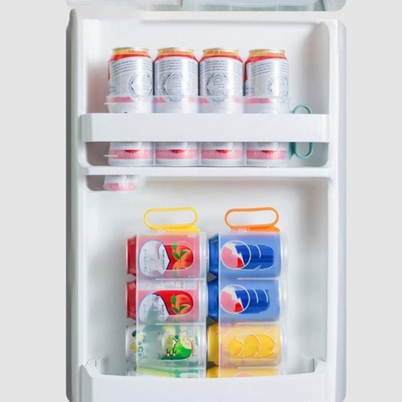 GENERICO - Soporte Organizador Silicona Flexible Cervezas Latas Bebidas