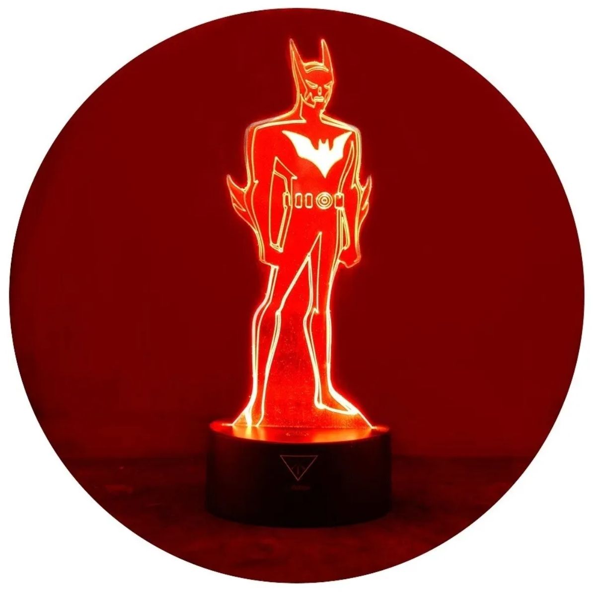 3DILUTION - Lámpara 3d Batman Beyond Fanart Base Negra