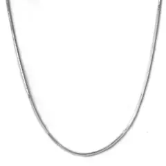 COGGIOLA - Cadena Cola Topo Brillante 45cm Plata Fina 925