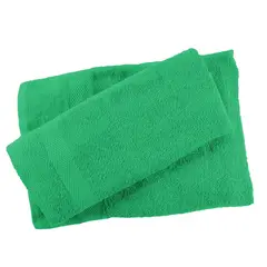 SUEÑO BLANCO - JUEGO DE TOALLAS COLOR VERDE 100 POR 100 ALGODON