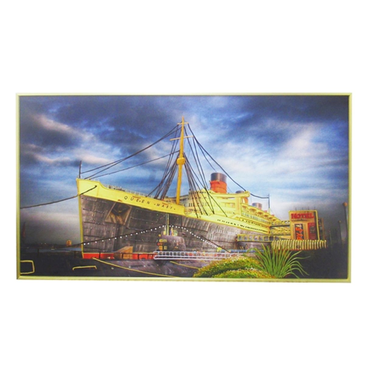 MSA MUEBLES SANTA ANA - CUADRO QUEENSTONE ( 140 x 4 x 80 cm)