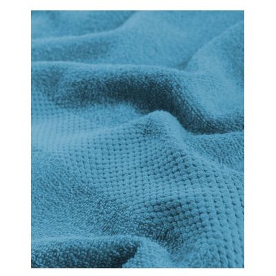 Imagen 2 del producto JUEGO DE TOALLAS COLOR PETROLEO 100 POR 100 ALGODON