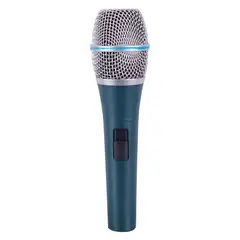 PROSOUND - Micrófono Multimedia XLR a Jack 6.3mm Cable 4.5 Metros DM24K - Azul Petróleo