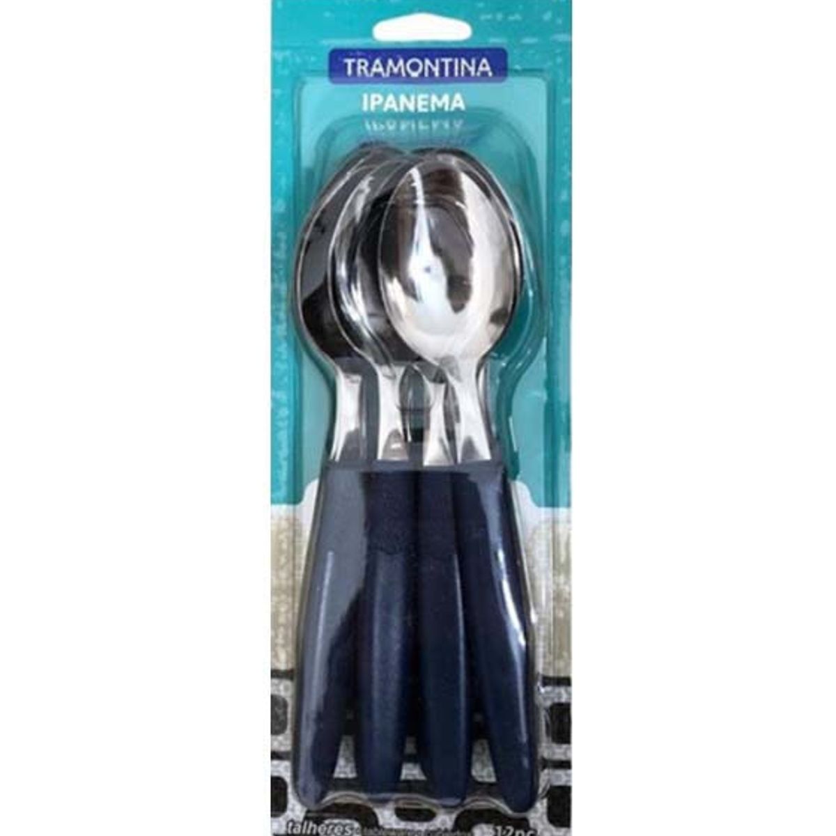 TRAMONTINA - Cuchara De Sopera Tramontina Ipanema Azul 12Unds