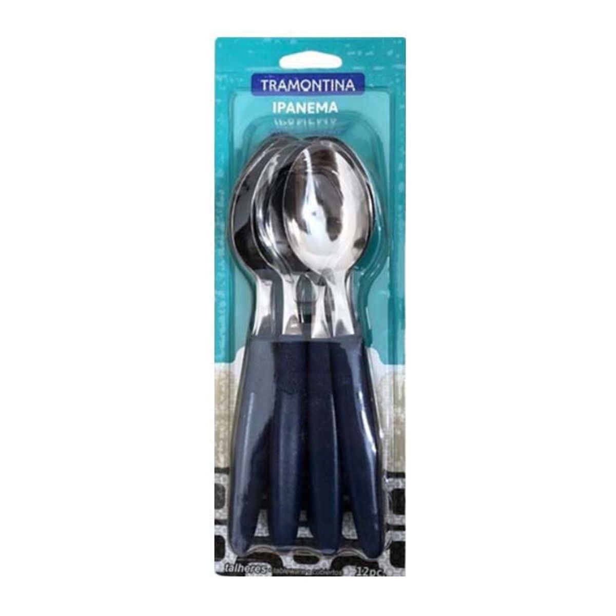 TRAMONTINA - Cuchara De Sopera Tramontina Ipanema Azul 12Unds