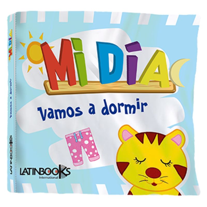 LATINBOOKS - Mi día - vamos a dormir libro de tela
