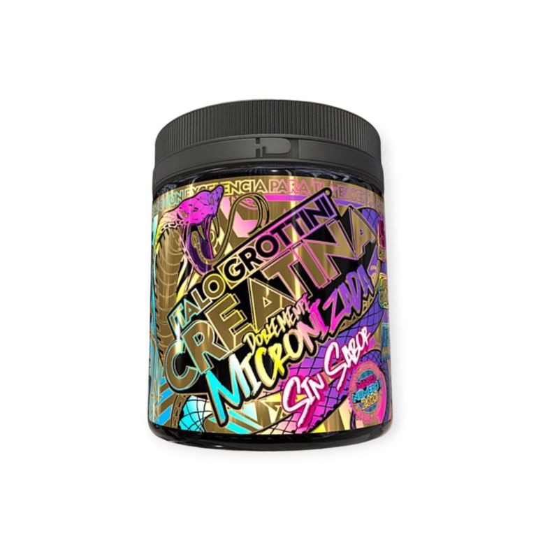 ITALO GROTTINI - CREATINA MONOHIDRATO  DOBLEMENTE MICRONIZADA - 300GR SIN SABOR I.G.