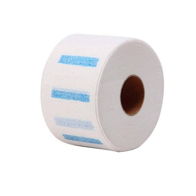 GENERICO - Papel para el Cuello Desechable Set de 5 Rollos Barberia Peluquerías