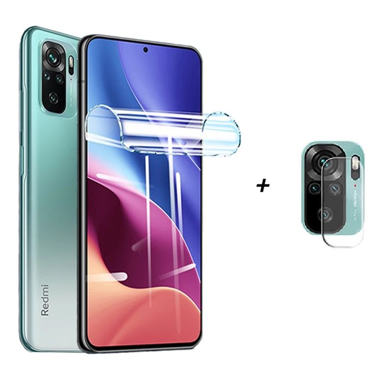 EON - Lamina Hidrogel Para Xiaomi Redmi Note 10 + Lente Camara