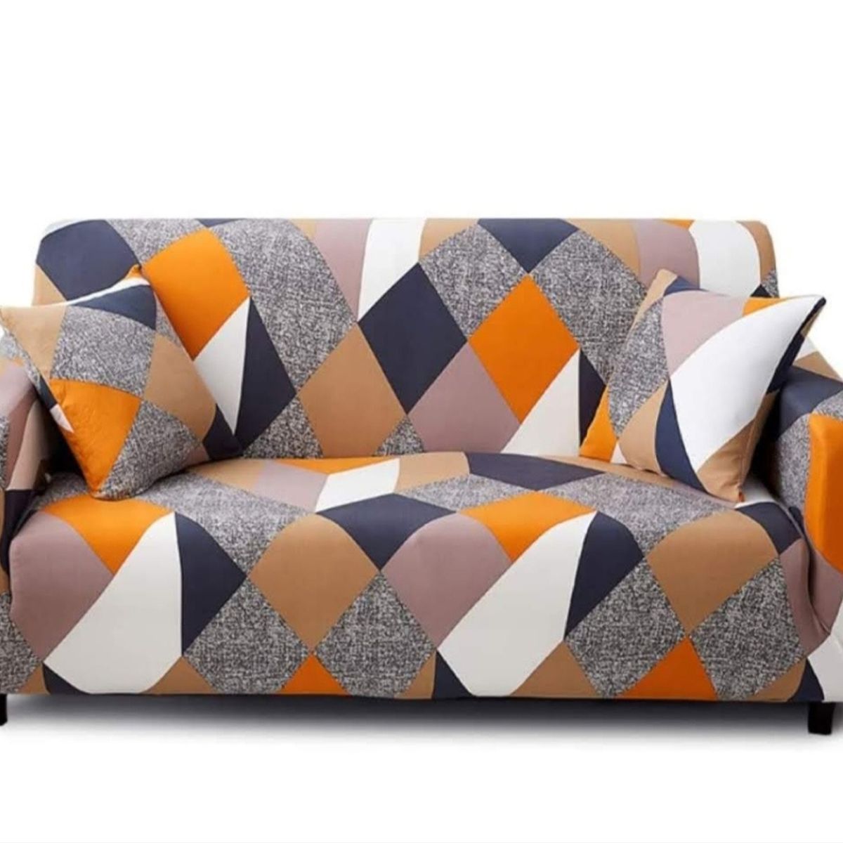 GENERICO - Cubre Sillon de tela elasticada LISA de 3 CUERPOS con DISEÑOS