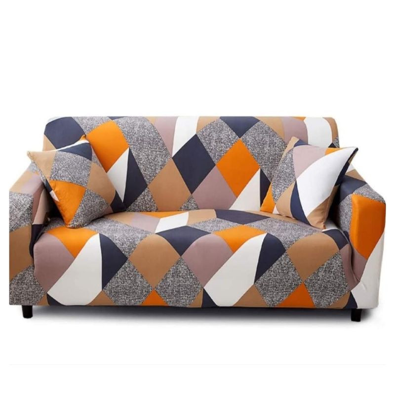 GENERICO - Cubre Sillon de tela elasticada LISA de 3 CUERPOS con DISEÑOS