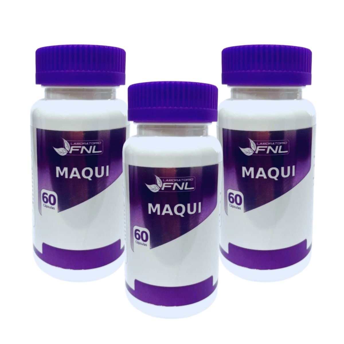 FNL - Maqui Fnl 180 Capsulas 3 Frascos 3x60. Antioxidante