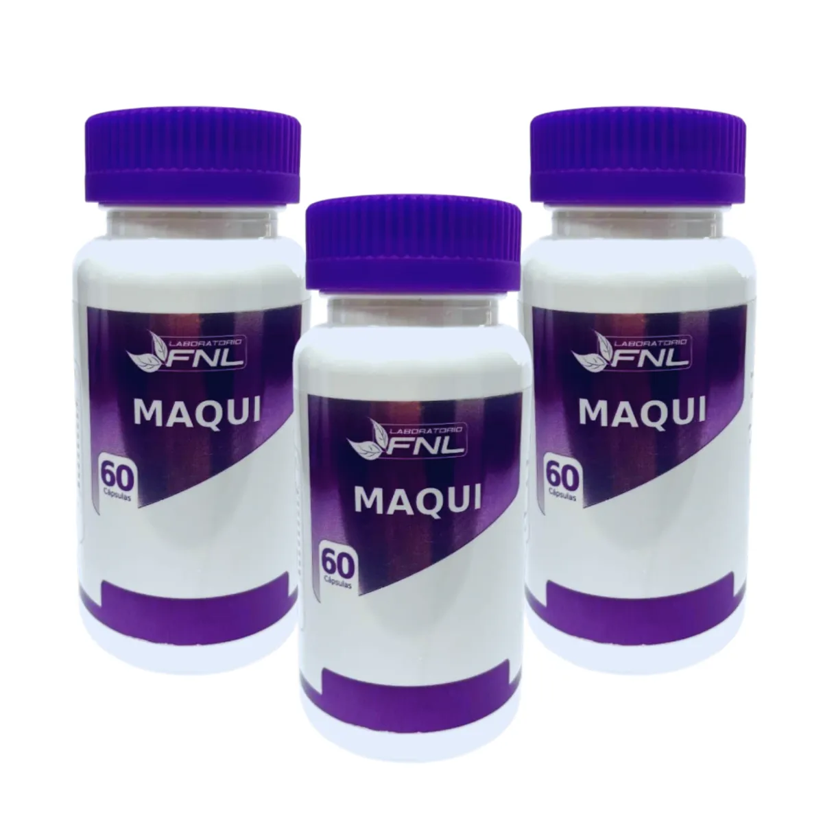 FNL - Maqui Fnl 180 Capsulas 3 Frascos 3x60. Antioxidante
