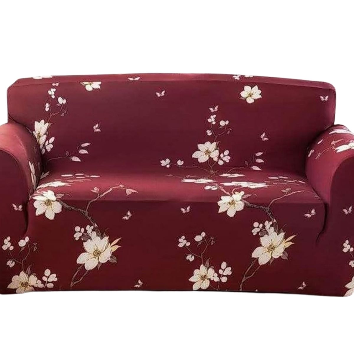 GENERICO - Cubre Sillon de tela elasticada LISA de 3 CUERPOS con DISEÑOS