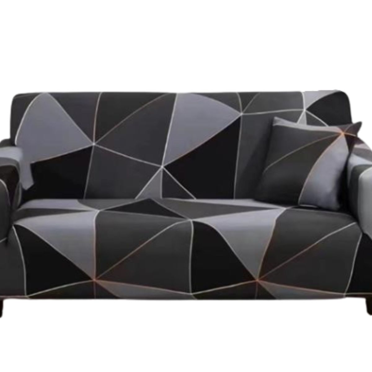 GENERICO - Cubre Sillon de tela elasticada LISA de 3 CUERPOS con DISEÑOS