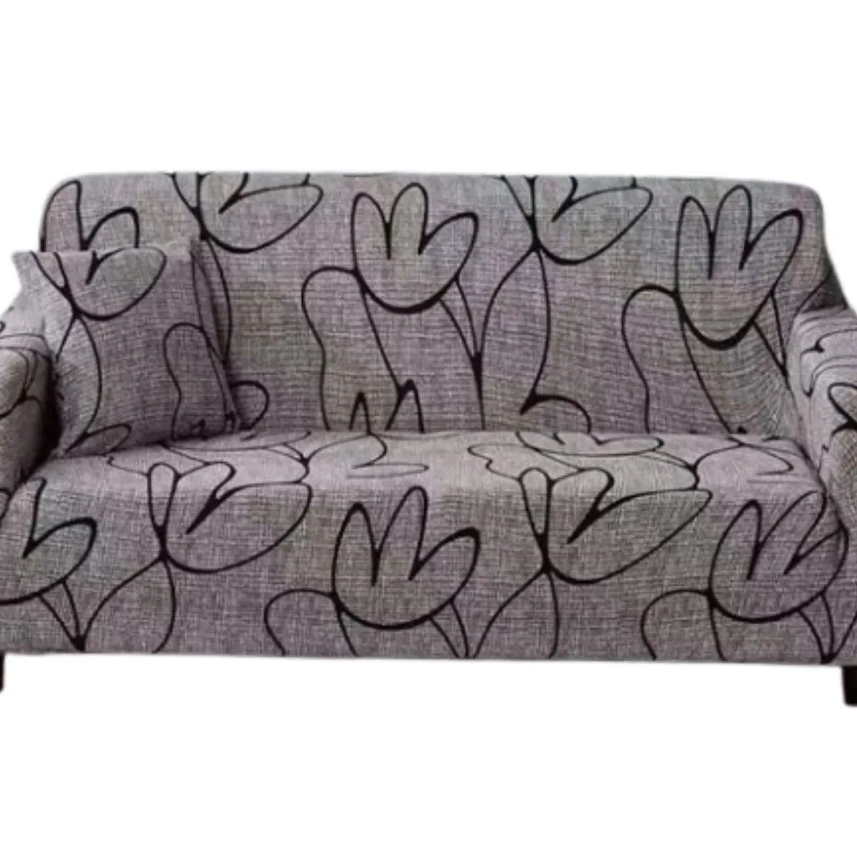 GENERICO - Cubre Sillon elasticada de 3 CUERPOS con DISEÑOS