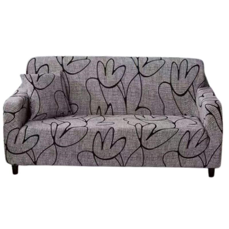 GENERICO - Cubre Sillon elasticada de 3 CUERPOS con DISEÑOS