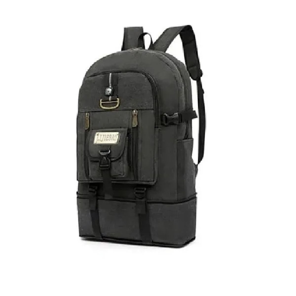 CARIBEE - Mochila Bolso Multiusos Impermeable 50 Litros Negro