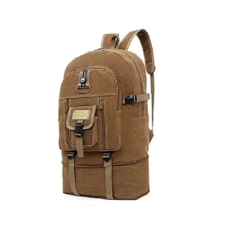 CARIBEE - Mochila Bolso Multiusos Impermeable 50 Litros Cafe