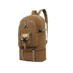 CARIBEE - Mochila Bolso Multiusos Impermeable 50 Litros Cafe