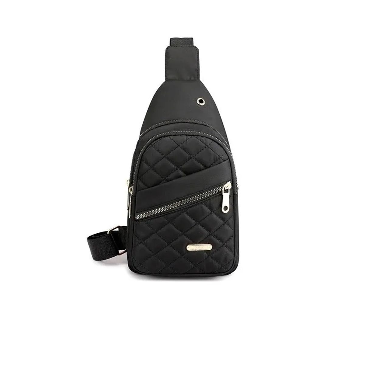 CARIBEE - Bolso Cruzado Bandolera Mujer Elegante Negro