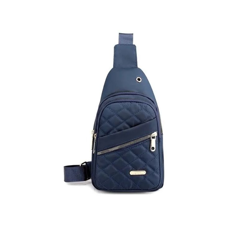 CARIBEE - Bolso Cruzado Bandolera Mujer Elegante Azul