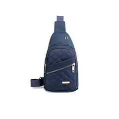 CARIBEE - Bolso Cruzado Bandolera Mujer Elegante Azul