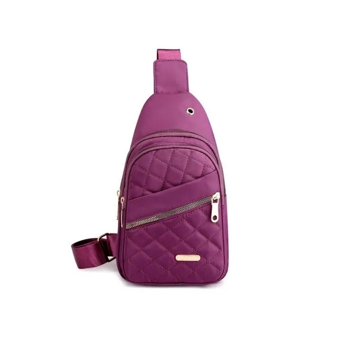 CARIBEE - Bolso Cruzado Bandolera Mujer Elegante Violeta