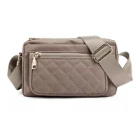 Cartera Para Dama Hombro Bandolera Impermeable Beige