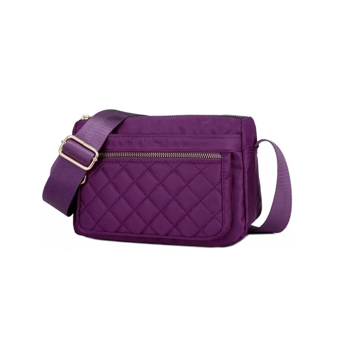 CARIBEE - Cartera Para Dama Hombro Bandolera Impermeable Violeta