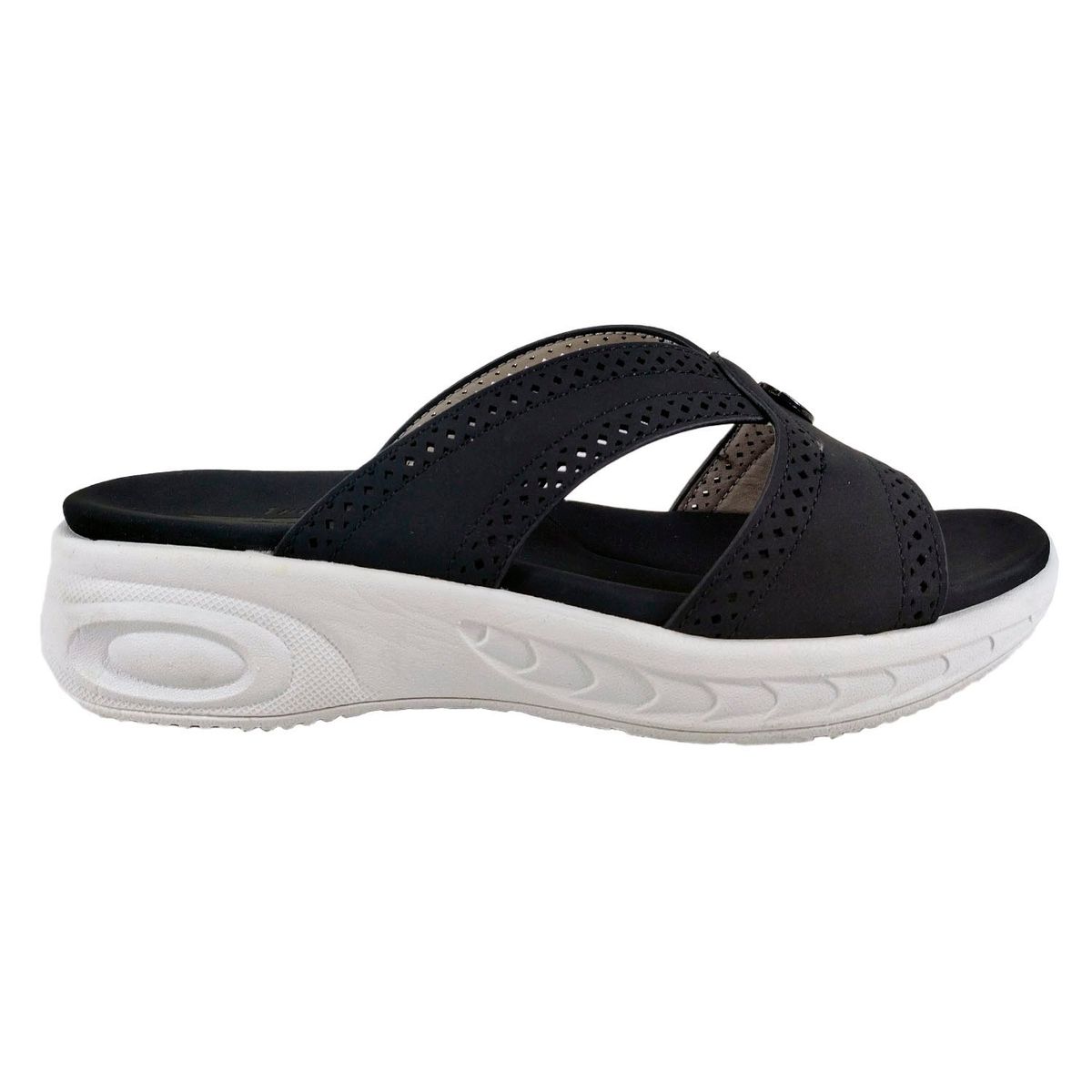 THUNDER BLUE - Sandalias de Verano Mujer Negro